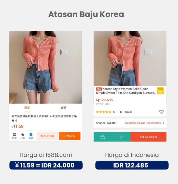 Perbandingan harga air fryer di marketplace China dan Indonesia