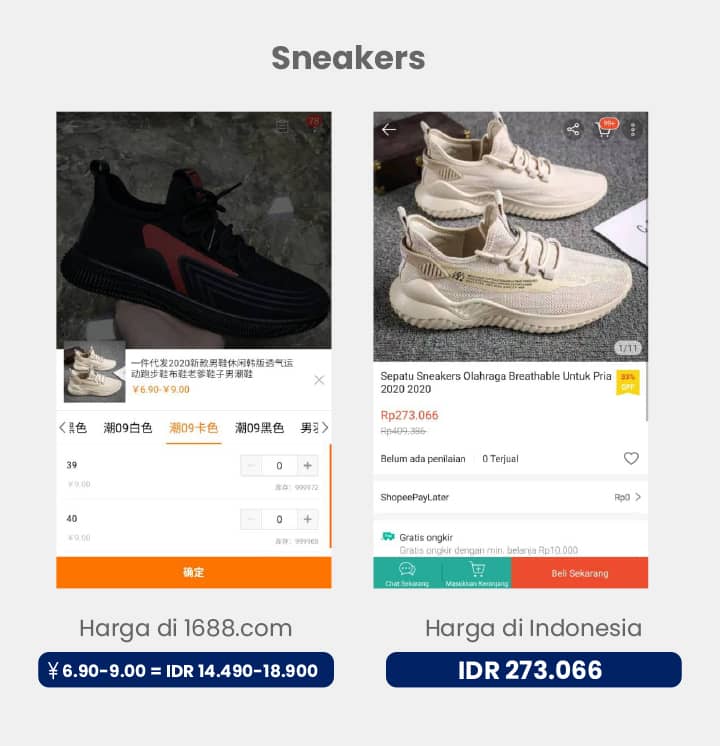 Perbandingan harga vacum cleaner di marketplace China dan Indonesia